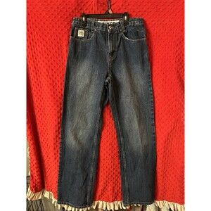 Cinch Blue Denim Jeans Boys Size 18R Straight Leg 100% Cotton MB12882002
